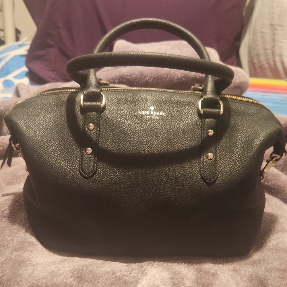 Kate Spade Classic Black Satchel Like New